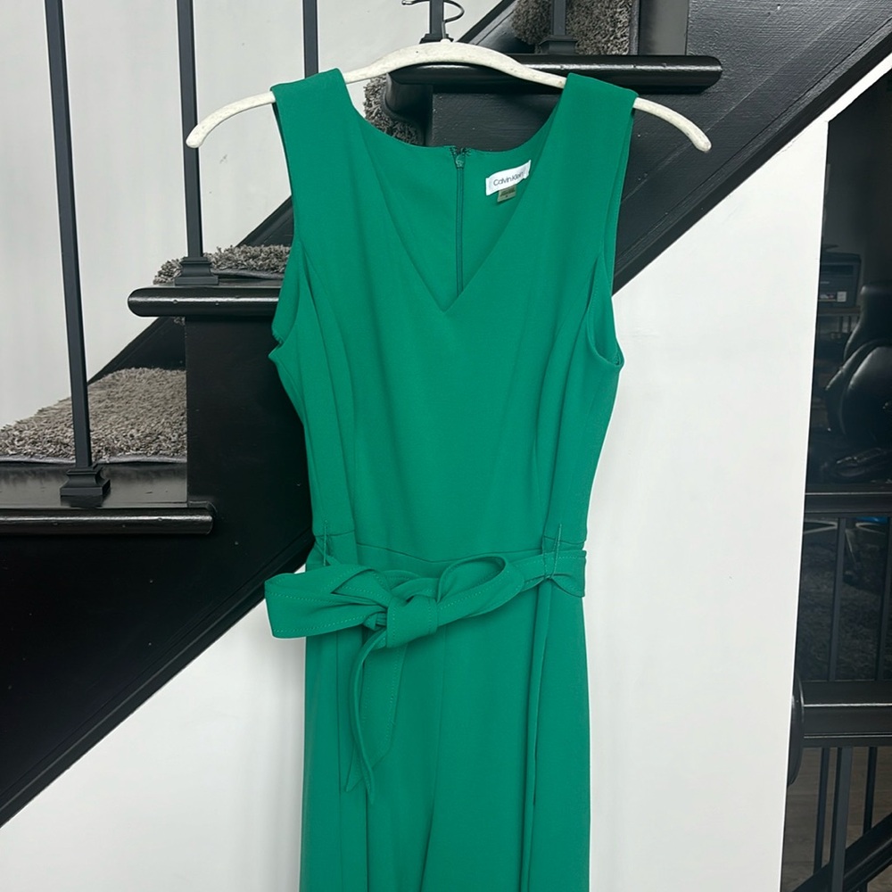 Green jumper from Calvin Klein size eight women’s.